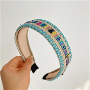 ( blue width ) fashion Headband occidental style width Headband lady