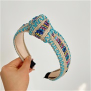 ( blue width ) fashion Headband occidental style width Headband lady