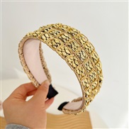 ( Gold width )occidental style width Headband high fashion all-Purpose head Korean style Headband woman