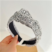 ( Silver width )occidental style width Headband high fashion all-Purpose head Korean style Headband woman