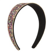 ( Color)F occidental style personality temperament shine fully-jewelled Headband  brief retro color width Headband