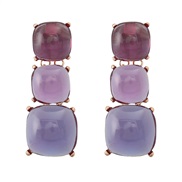 (purple)earrings exag...
