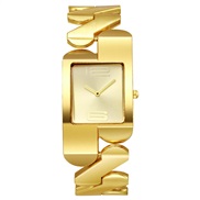 (Gold)watch retro square lovers quartz watch temperament fashion gold classic watch