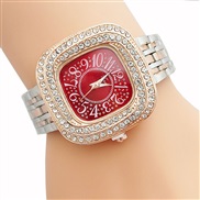 square fully-jewelled watch lady fashon watch butterfly Bracelets square watch