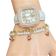 ( white+) love Bracelets watch lady fashon watch leather grl student wrst-watches