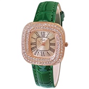 ( green) love Bracelets watch lady fashon watch leather grl student wrst-watches