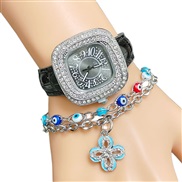 ( black+) clover Bracelets watch lady damond fashon quartz watch-face