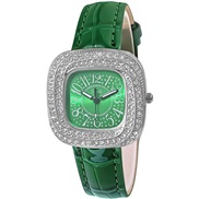 ( green) clover Bracelets watch lady damond fashon quartz watch-face