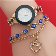 ( black++)fashon trend Bracelets watch woman student quartz watch-face dgt bref cat temperament watch woman