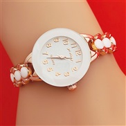 ( Rose Gold)fashon trend Bracelets watch woman student quartz watch-face dgt bref cat temperament watch woman