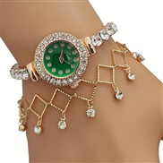 ( green+) watch Bracelets fashon trend woman watch-face damond wrst-watches quartz watch-face woman watch