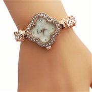 (Rose Gold) clover Bracelets watch fashion woman watch-face watch