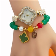 (Gold++++) clover Bracelets watch fashon woman watch-face watch