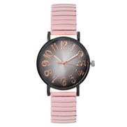 ( Pink) lady watch dgt student woman watch-face elastcty belt quartz watch-face