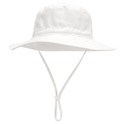 (S (48-50) head circumference)( white)child hat spring summer occidental style sun hat man woman draughty Sandy beach B