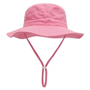 (S (48-50) head circumference)( Pink)child hat spring summer occidental style sun hat man woman draughty Sandy beach Bu