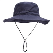 (M (52-54) head circumference)( Navy blue)child hat spring summer occidental style sun hat man woman draughty Sandy bea