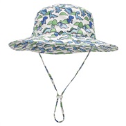 (M (52-54) head circumference)child hat spring summer occidental style sun hat man woman draughty Sandy beach Bucket hat