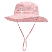 (XS(44-46) head circumference)( pink)child hat spring summer occidental style sun hat man woman draughty Sandy beach Bu