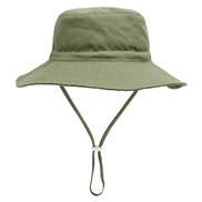(M (52-54) head circumference)( Army green)child hat spring summer occidental style sun hat man woman draughty Sandy be