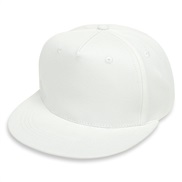 (  white) hip-hop cap occidental style man girl pure color baseball cap Outdoor trend child