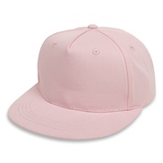 (522-5 years old)(  Pink) hip-hop cap occidental style man girl pure color baseball cap Outdoor trend child