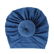 ( one size)(  blue )color knitting cotton circle Baby hats occidental style child hat hedging