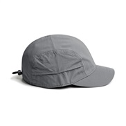 (M56-58cm)( gray) short man woman baseball cap summer pure color fashion draughty day Waterproof