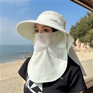 spring summer fashion Korean style sunscreen big shawl Bucket hat belt sun hat woman