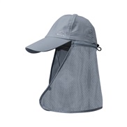 (Dark gray)summer sunscreen sun hat man Bucket hat Outdoor belt shawl baseball cap woman