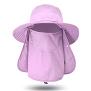(purple)Bucket hat man sun hat summer Outdoor sunscreen draughty sun hat woman