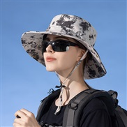 ( Beige) summer big sunscreen sun hat Outdoor Outing hat woman fashion Bucket hat