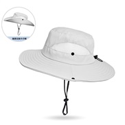 ( while  gray )spring summer big sunscreen sun hat Outdoor Bucket hat draughty all-Purpose sun hat woman