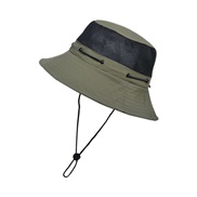 ( Army green)Bucket hat man summer Outdoor lady summer sunscreen sun hat draughty sun hat