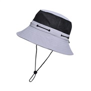 ( light gray)Bucket hat man summer Outdoor lady summer sunscreen sun hat draughty sun hat