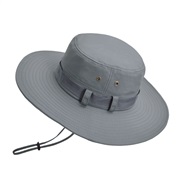 ( gray)summer draughty Bucket hat big sunscreen sun hat spring autumn man woman Outdoor sun hat