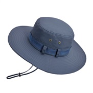 ( Navy blue)summer draughty Bucket hat big sunscreen sun hat spring autumn man woman Outdoor sun hat