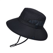 ( black)summer big sun hat occidental style man draughty Bucket hat Outdoor sunscreen sun hat