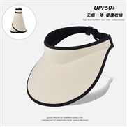 (  champagne)UPF+ Seamless Shade sunscreen Outdoor ultraviolet-proof hat woman all-Purpose sun hat