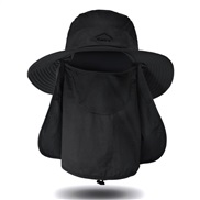 (56-60 one size Adjustable)(  black)sunscreen man sunscreen hat man summer sun hat ultraviolet-proof sun hat