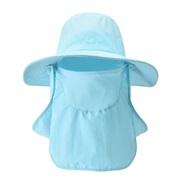 (56-60 one size Adjustable)(  blue)sunscreen man sunscreen hat man summer sun hat ultraviolet-proof sun hat