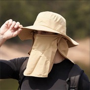 (56-60 one size Adjustable)(  Cream colored )sunscreen man sunscreen hat man summer sun hat ultraviolet-proof sun hat