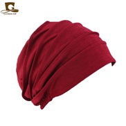 (  purplish red)thick elasticity cotton hedging   leaf hat