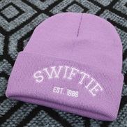 (M56-58cm)( Lilac colour) occidental styllor wift knitting embroidery Word woolen Winter hedging