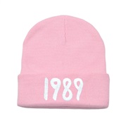 (M56-58cm)( Pink) occidental styllor wift knitting embroidery Word woolen Winter hedging
