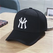 ( Adjustable)( black white)hat Korean style summer Shade WordY baseball cap woman lovers sunscreen cap man