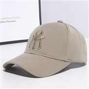 ( Adjustable)( Khaki+ gold )hat Korean style summer Shade WordY baseball cap woman lovers sunscreen cap man