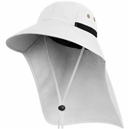 ( Light gray)Outdoor hat summer shawl Bucket hat man sun hat
