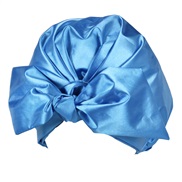 ( Navy blue) style woman  imitate silk color  Double layer bow Waterproof