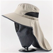 ( one size)( khaki)sunscreen hat man Shade Outdoor sun hat surface Bucket hat